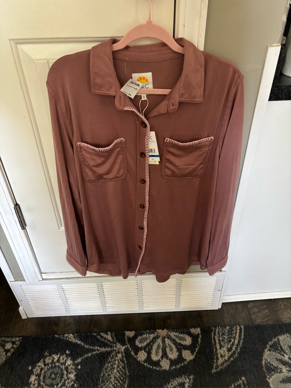 Womens Size XL C & C Shacket/Top NWT